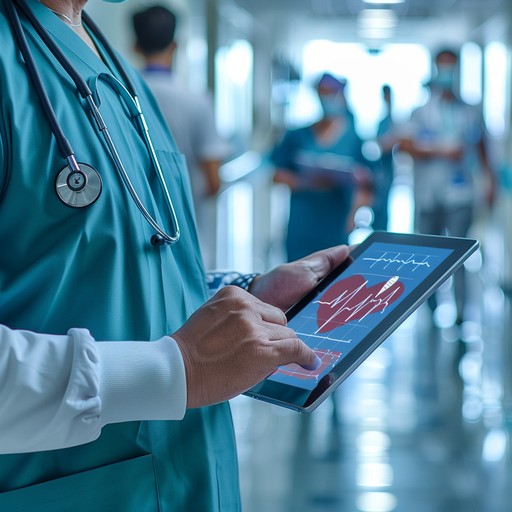 Doctor Analyzing Health Data